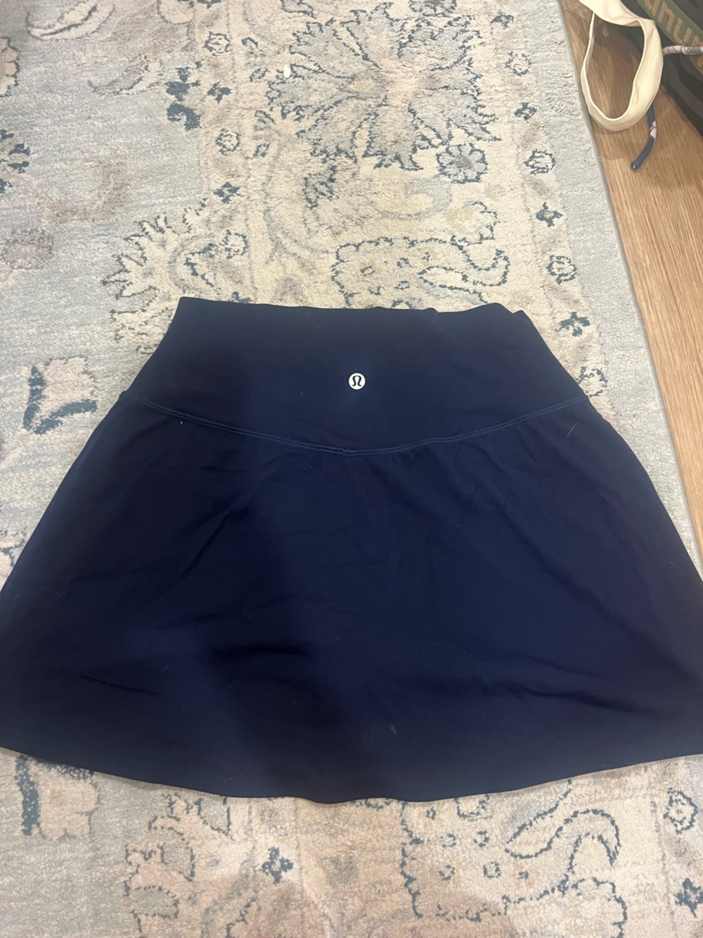 lululemon athletica Black Pencil Skirt with Logo Waistband